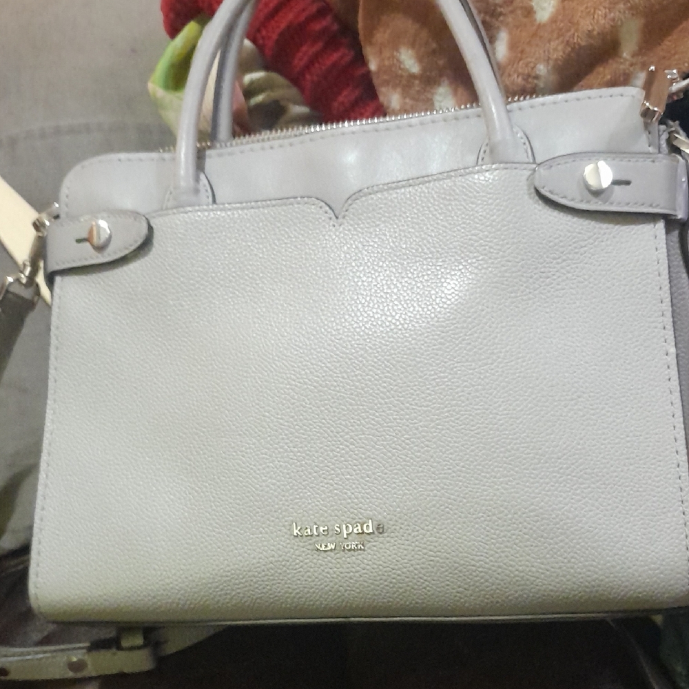 Kate Spade Light Gray Satchel